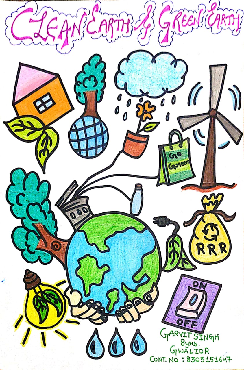 2nd Prize environmental drawing